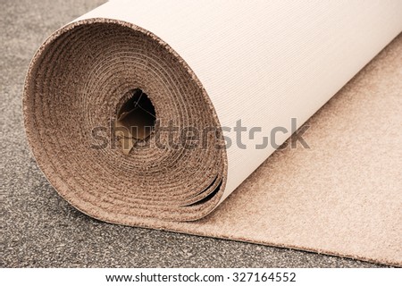 carpet roll for installnation