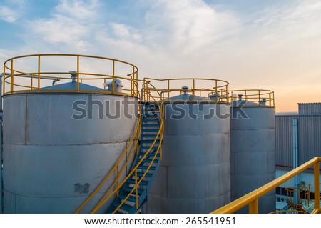 Oil Tank Factory plant.