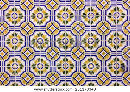 Traditional portuguese tile