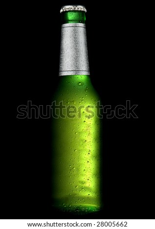 Cold Beer Bottle