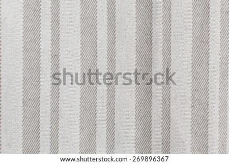 striped linen fabric dense natural color