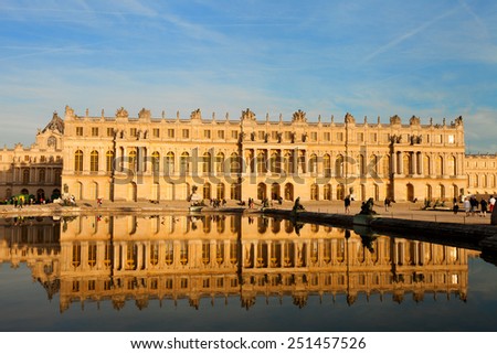 Palace de Versailles, France, UNESCO World Heritage Site.