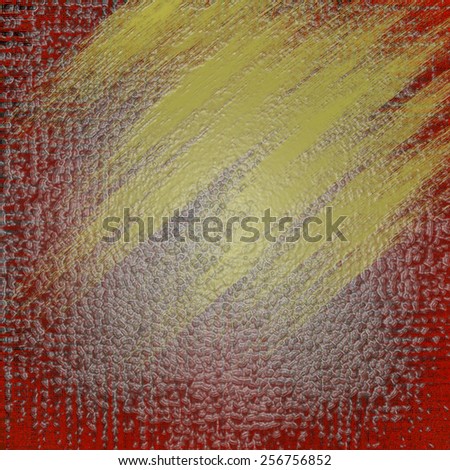 Shining fantasy abstraction that resembles a golden shower . on a red background.