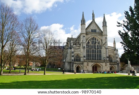 Winchester cathedral in UK