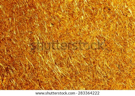abstract background textured yellow plastic fiber material