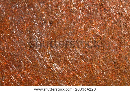 abstract background textured orange plastic fiber material