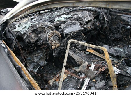 Burn sport car - steering wheel