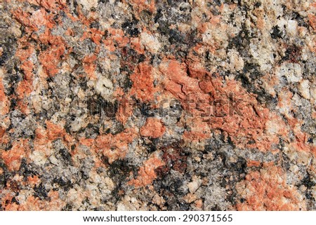Red black grey granite stone tile texture