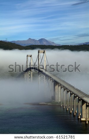 The bridge in a fog