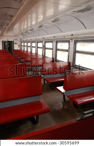 Interior of Russian train