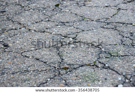 blur abstract crack and broken floor texture background
