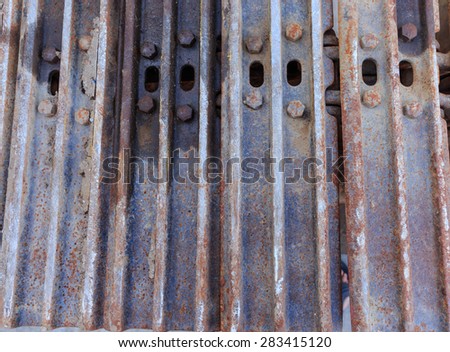old iron metallic plate and iron  background and textures