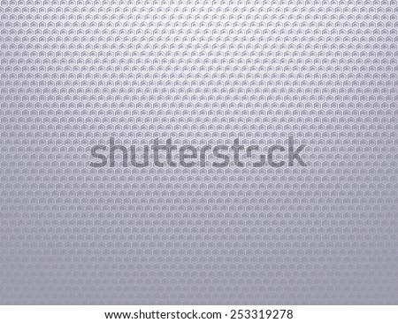 Carbon cells background. Soft silver grey metal grid pattern wallpaper
