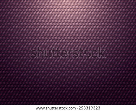 Carbon cells background. Dark purple metal grid pattern wallpaper