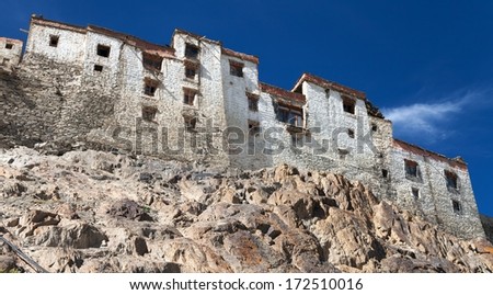 Karsha gompa - buddhist monastery in Zanskar valley - Ladakh - Jamu and Kashmir - India