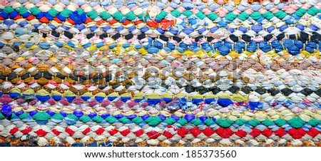 close up of colored carpet pattern background