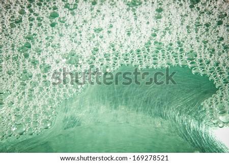 Soap bubbles texture.