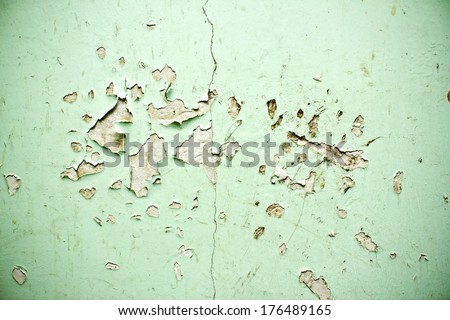 Old peeling paint industrial factory wall texture