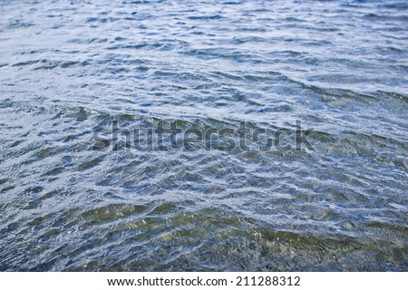 Shallow Sea water texture.