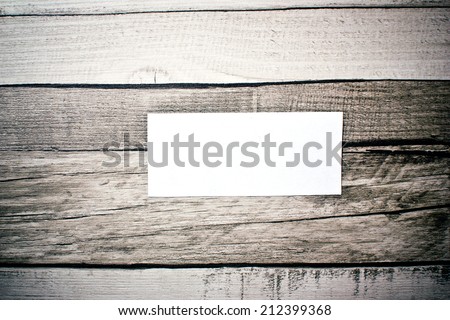 Empty white blank space on aged wood wall texture.