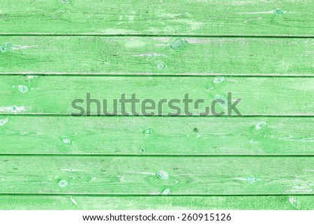 Green paint wooden desks texture.