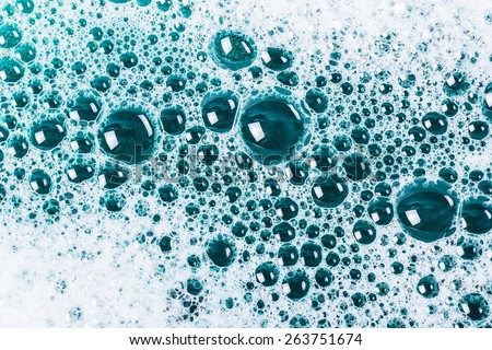 Soap bubbles texture.