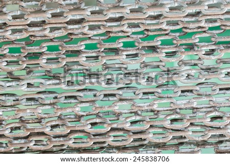Chain wall texture with many lines