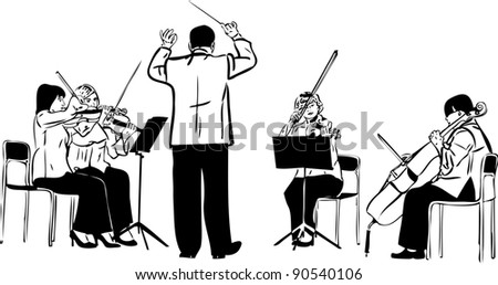 a sketch of a string quartet with derezherom