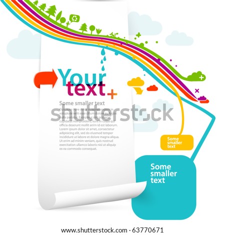 Graphic Design Magazine on Funky Graphic Design Template Stock Vector 63770671   Shutterstock