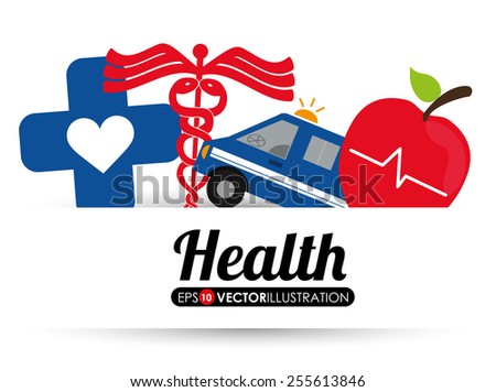 health care design, vector illustration eps10 graphic