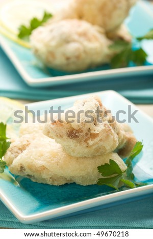 Chicken wings fried in light crispy tempura batter