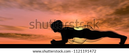 Conceptual fat overweight obese female vs slim fit healthy body after weight loss or diet with muscles thin young woman over sunset. Fitness, nutrition or fatness obesity, health shape 3D illustration