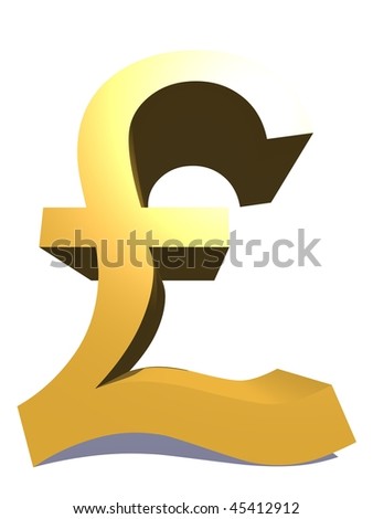 yellow pound sign