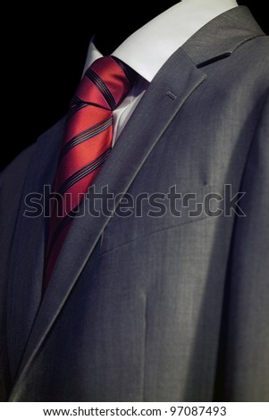 Businessman in   elegant suit, business meeting