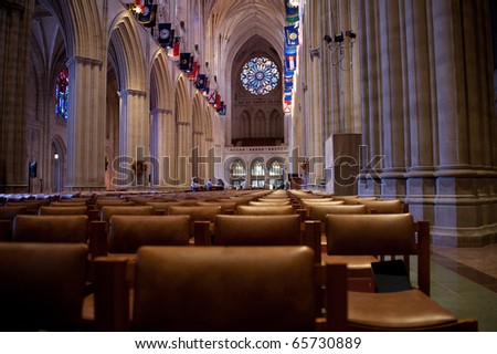 Interior of the National Cathedral