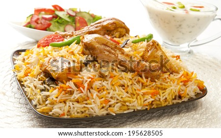 Hot & Spicy Chicken Biryani, A most famous food of Pakistani & Indian peoples