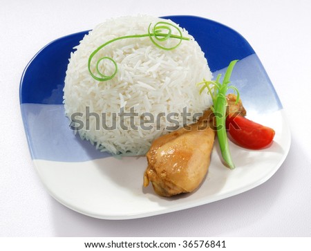 chicken leg clipart. Rice amp; Chicken Leg Piece