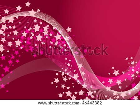 Star Background on Pink Star Background Stock Vector 46443382   Shutterstock