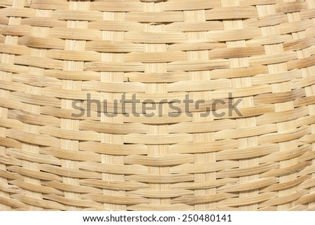 curves of bamboo texture Basket weave pattern