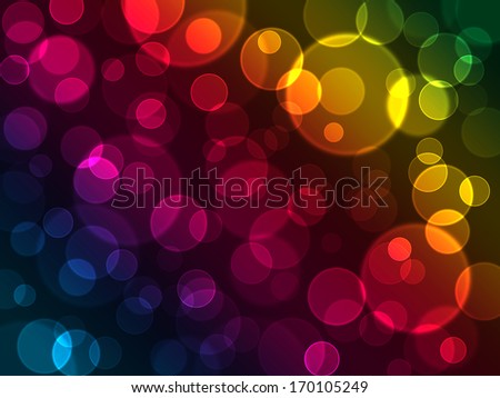 Colorful festive and creative lens. Commercial background.