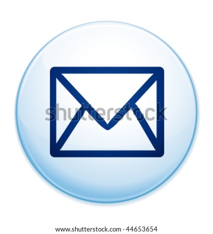 stock vector : Email message icon. Vector illustration.