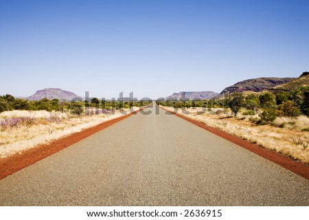 long deserted road