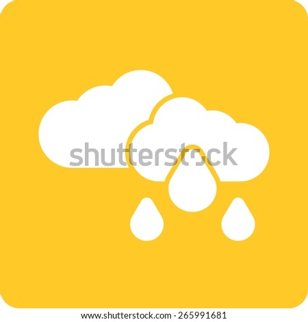 Rain, clouds, sky, cloudy icon vector image. Can also be used for weather, forecast, season, climate, meteorology. Suitable for web apps, mobile apps and print media.