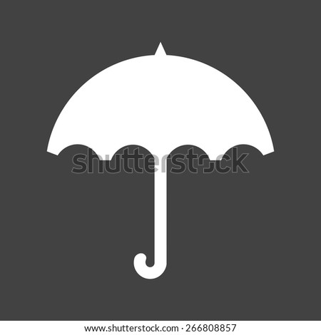 Umbrella, rain, rainy, handle icon vector image. Can also be used for weather, forecast, season, climate, meteorology. Suitable for web apps, mobile apps and print media.