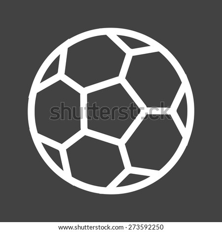 Football, ball, soccer icon vector image. Can also be used for sports, fitness, recreation. Suitable for web apps, mobile apps and print media.