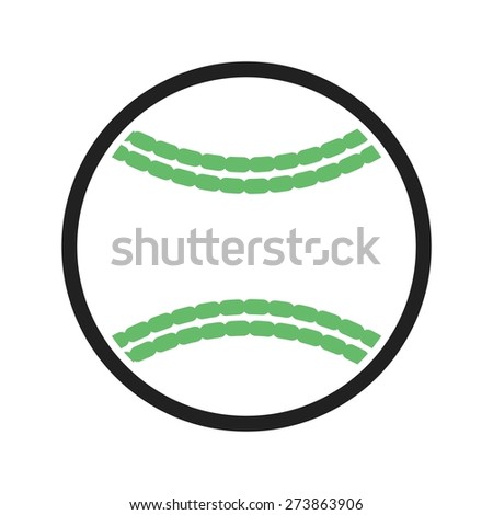 Ball, baseball, softball icon vector image. Can also be used for sports, fitness, recreation. Suitable for web apps, mobile apps and print media.