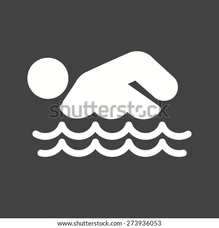 Swimming, water, pool, swimmer, sports icon vector image. Can also be used for fitness, recreation. Suitable for web apps, mobile apps and print media.