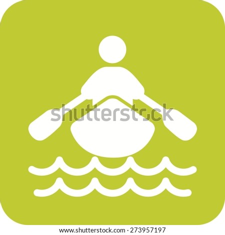 Boat, water, rowing, row, sports icon vector image. Can also be used for fitness, recreation. Suitable for web apps, mobile apps and print media.