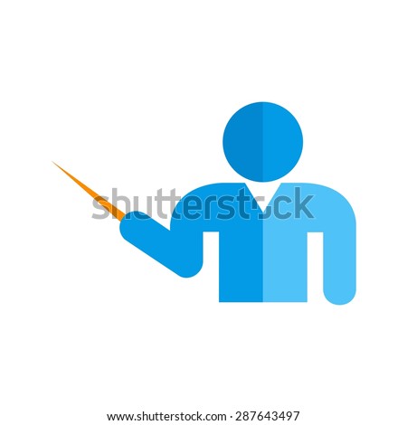 Lecturer, professor, tutor icon vector image. Can also be used for education, academics and science. Suitable for use on web apps, mobile apps and print media.