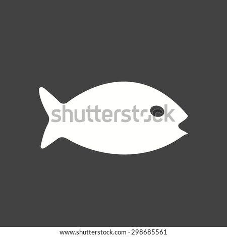 Fish, water, food icon vector image. Can also be used for summer, recreation and fun. Suitable for use on mobile apps, web apps and print media.